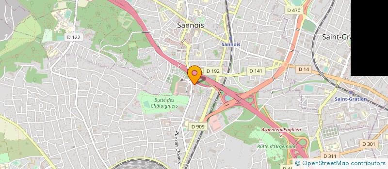 localisation de l'entreprise SAFAEBIO à SANNOIS