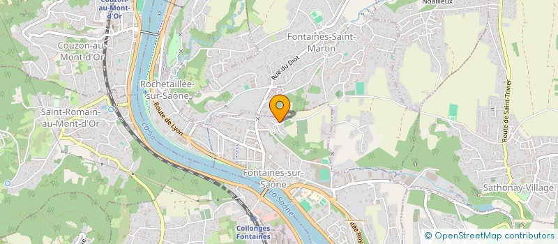 localisation de l'entreprise SAFAINJA  FONTAINES-SUR-SAONE