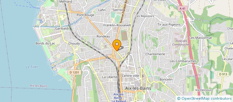 localisation de l'entreprise SAFAIX  AIX-LES-BAINS