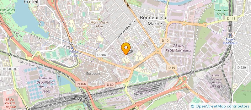 localisation de l'entreprise SAFAK à BONNEUIL-SUR-MARNE