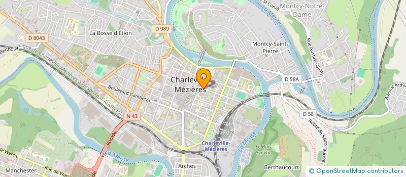 localisation de l'entreprise SAFAK  CHARLEVILLE-MEZIERES