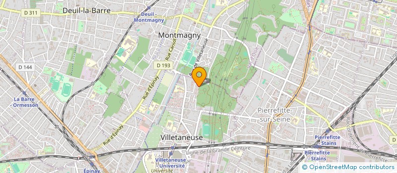 localisation de l'entreprise SAFAM à VILLETANEUSE