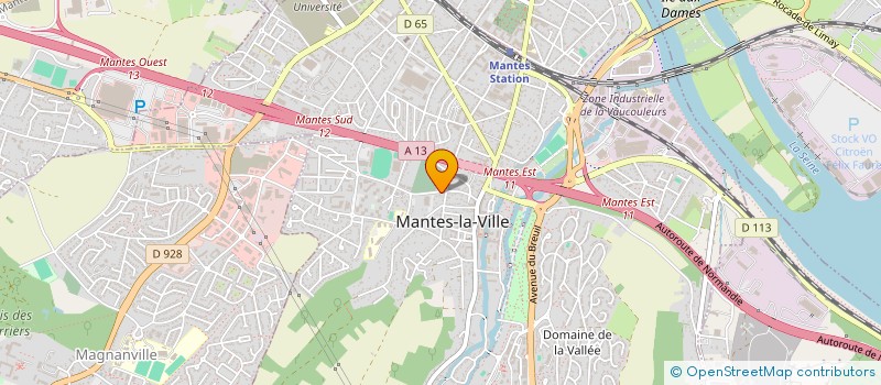 localisation de l'entreprise SAFAMY à MANTES-LA-VILLE