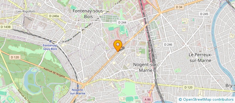 localisation de l'entreprise SAFAPYL  NOGENT-SUR-MARNE