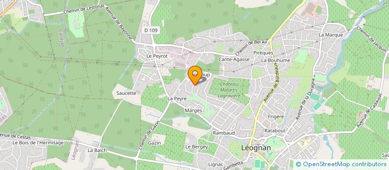 localisation de l'entreprise SAFARA  LEOGNAN