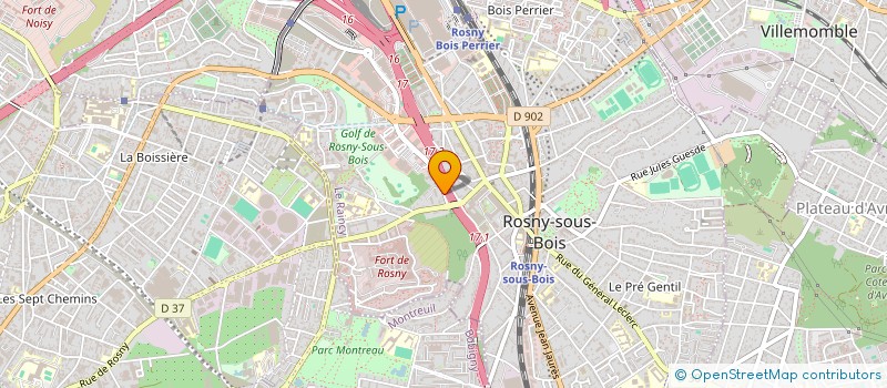 localisation de l'entreprise SAFARAMARAH ASSOCIATION à ROSNY-SOUS-BOIS