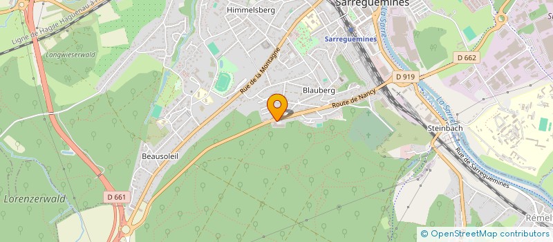 localisation de l'entreprise SAFARI 2  SARREGUEMINES