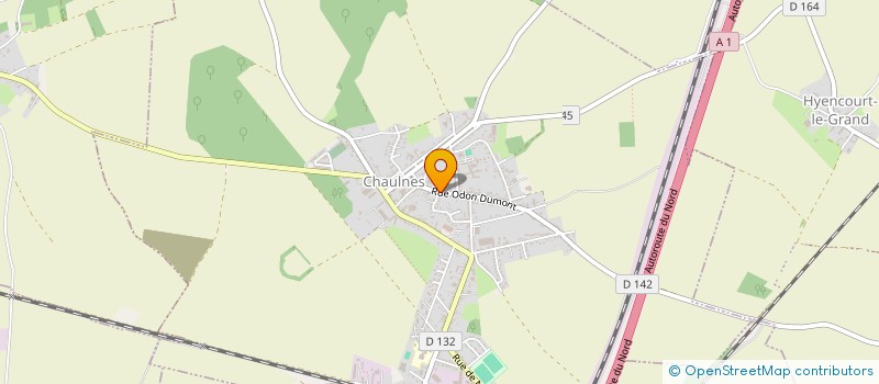 localisation de l'entreprise SAFARI à CHAULNES