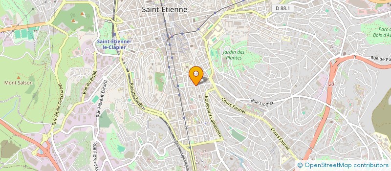 localisation de l'entreprise SAFARI à SAINT-ETIENNE