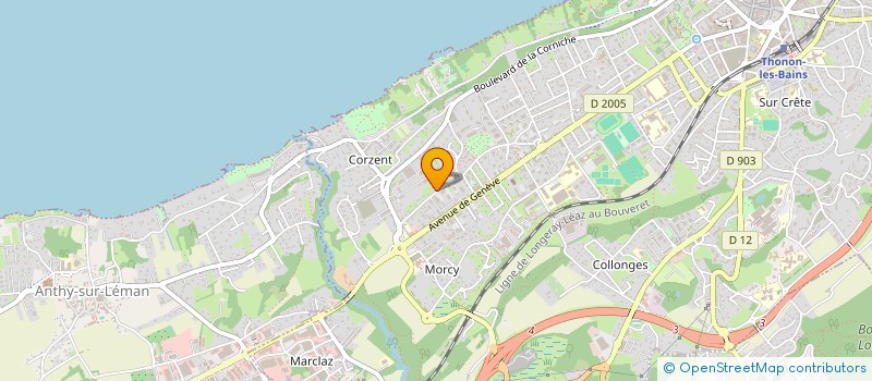 localisation de l'entreprise SAFARI à THONON-LES-BAINS