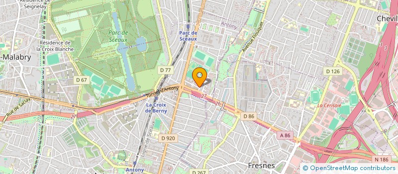 localisation de l'entreprise SAFARI COLIS à ANTONY