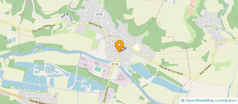 localisation de l'entreprise SAFARIS ROBIN  JAULZY