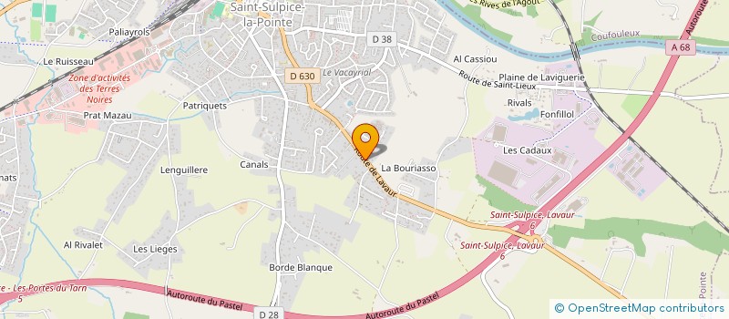 localisation de l'entreprise SAFAT SULPICE ACCES FOUR AUTO  SAINT-SULPICE-LA-POINTE