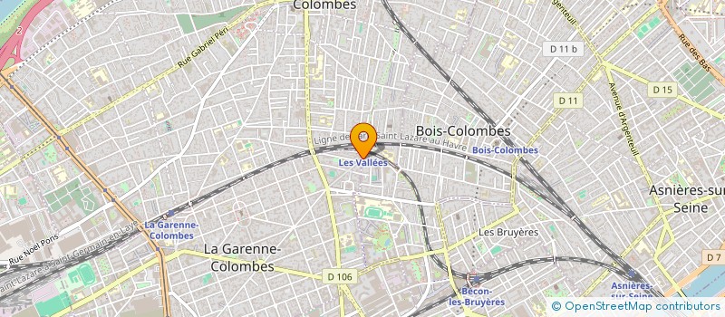 localisation de l'entreprise SAFAYA à BOIS-COLOMBES