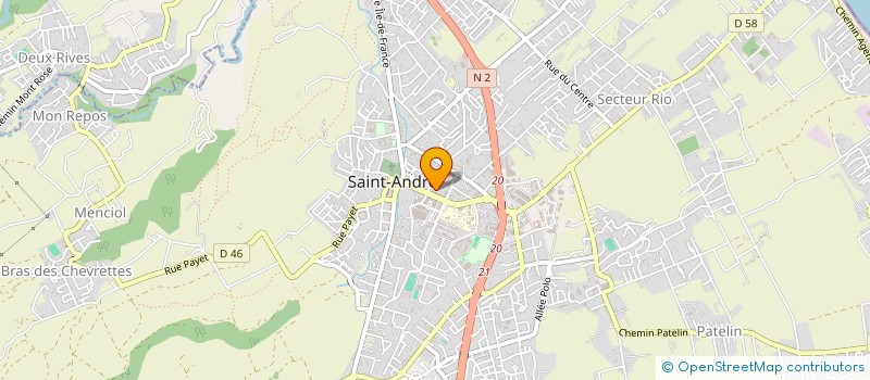 localisation de l'entreprise SAFBROC à SAINT-ANDRE