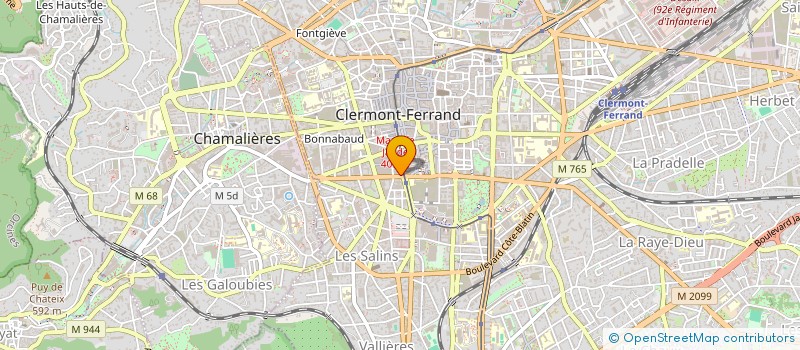 localisation de l'entreprise SAFC MARION FORESTIER  CLERMONT-FERRAND