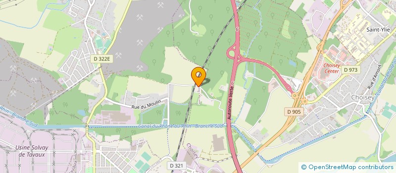 localisation de l'entreprise SAFCO  CHOISEY