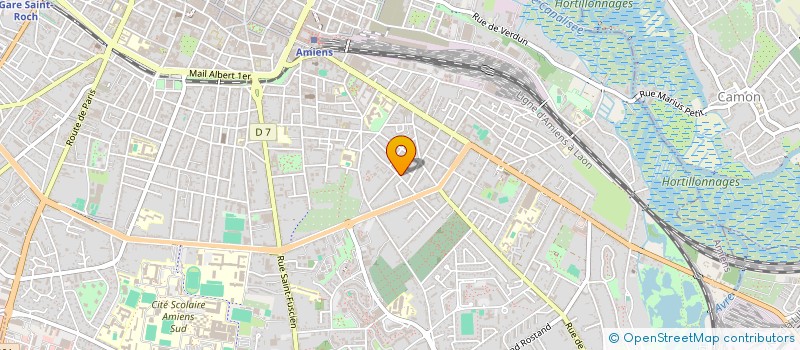 localisation de l'entreprise SAFE 80 - SENSIBILISATION ANIMATION FORMATION EDUCATION POPULAIRE - LUTTE CONTRE LES DISCRIMINATIONS à AMIENS
