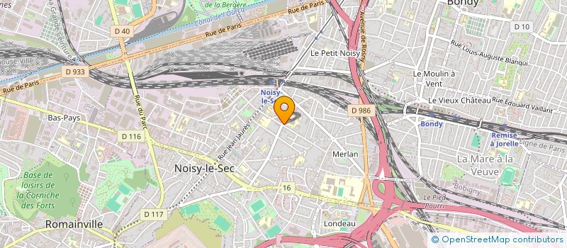 localisation de l'entreprise SAFE à NOISY-LE-SEC