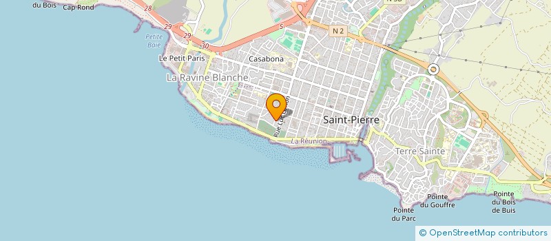 localisation de l'entreprise SAFE à SAINT-PIERRE