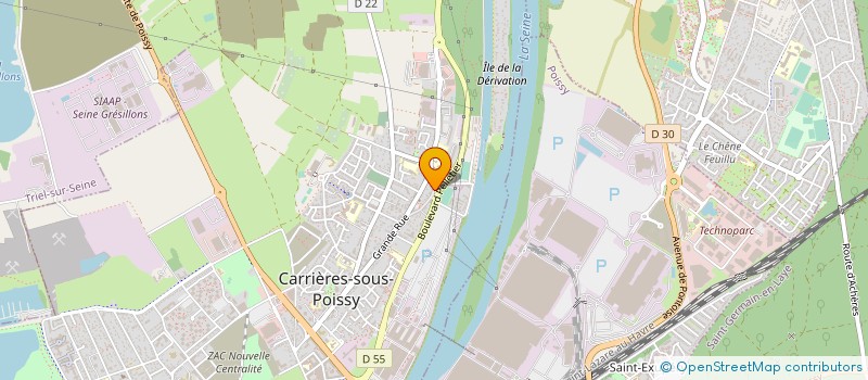 localisation de l'entreprise SAFE AND CARS  CARRIERES-SOUS-POISSY