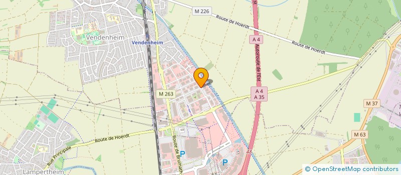 localisation de l'entreprise SAFE BATI  VENDENHEIM