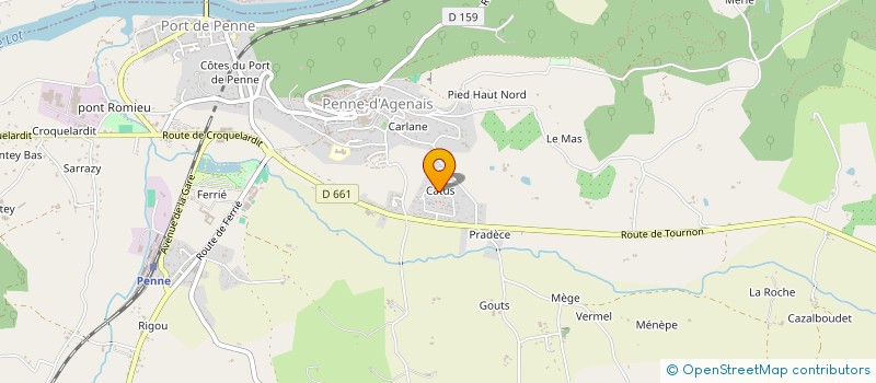 localisation de l'entreprise SAFE&CO  PENNE-D'AGENAIS