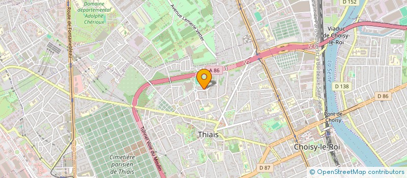 localisation de l'entreprise SAFE CODE SOLUTIONS  THIAIS