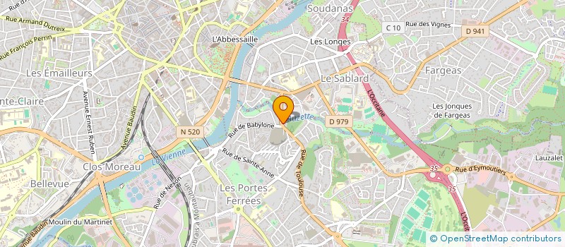localisation de l'entreprise SAFE ET COM à LIMOGES