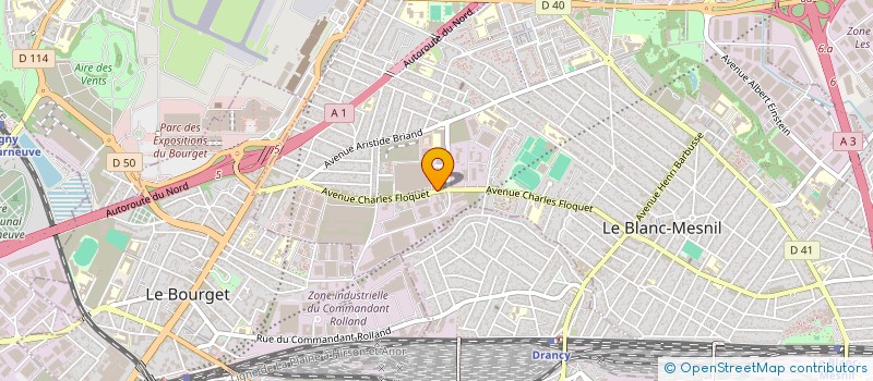 localisation de l'entreprise SAFE IDEVICES à LE BLANC-MESNIL