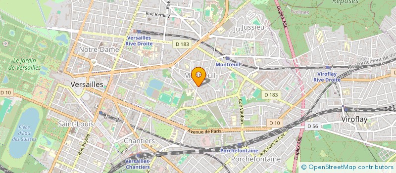 localisation de l'entreprise SAFE IMMO à VERSAILLES