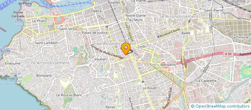 localisation de l'entreprise SAFE LIFE SENIORS à MARSEILLE