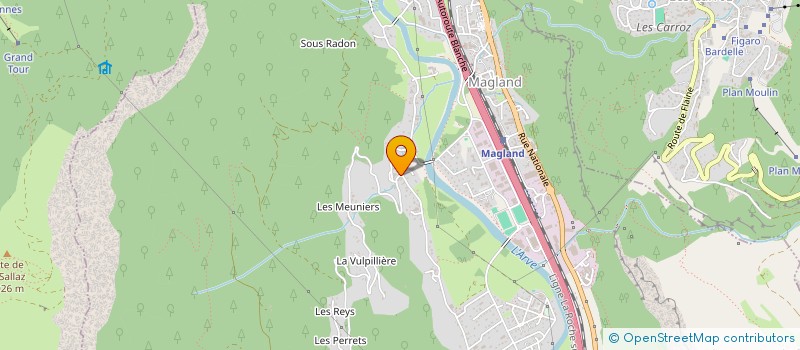 localisation de l'entreprise SAFE MOUTAINS  MAGLAND