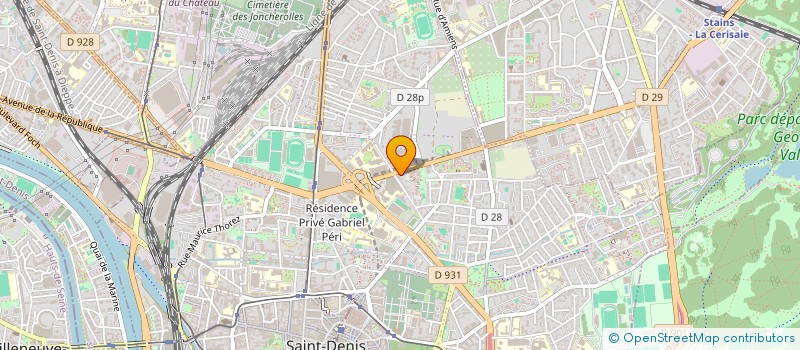 localisation de l'entreprise SAFE OPEN SPACE  SAINT-DENIS