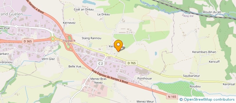 localisation de l'entreprise SAFE PORTAIL  ST EVARZEC