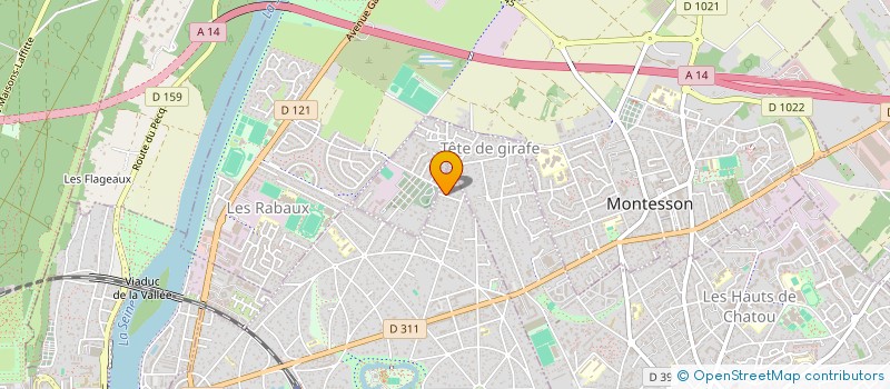 localisation de l'entreprise SAFE PRODUCTION  LE VESINET