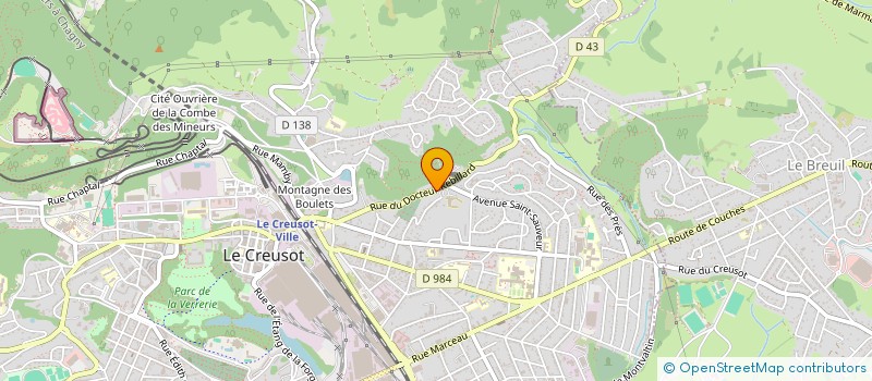 localisation de l'entreprise SAFE PROTECTION à LE CREUSOT