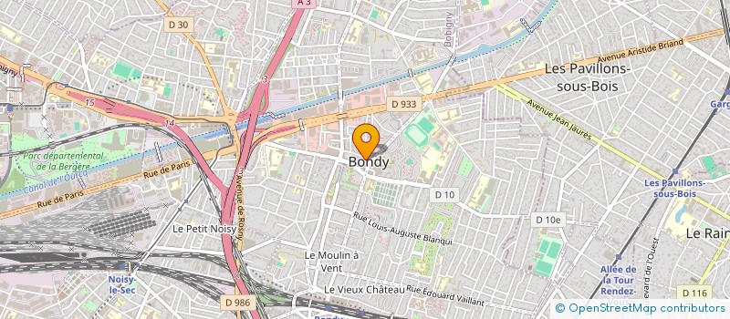 localisation de l'entreprise SAFE ROADS  BONDY
