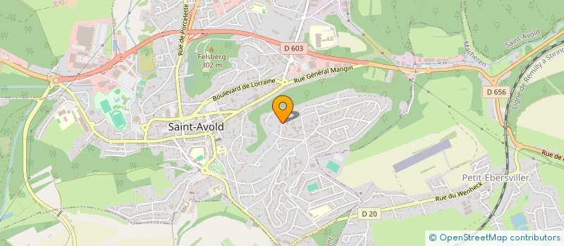 localisation de l'entreprise SAFE SARL à ST AVOLD