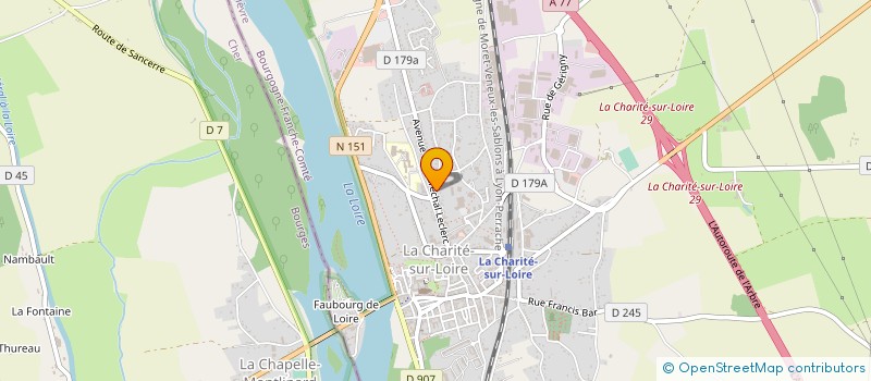 localisation de l'entreprise SAFE, SMALL AIRCRAFT & FRENCH EXPERIENCE à LA CHARITE-SUR-LOIRE