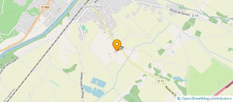 localisation de l'entreprise SAFE TECH FIBER  COUFOULEUX