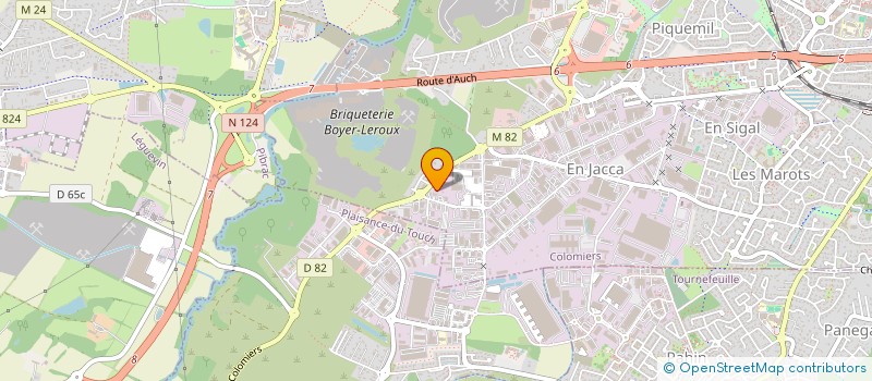 localisation de l'entreprise SAFE TRANS INTERNATIONAL à COLOMIERS