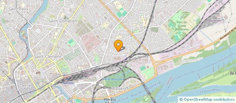 localisation de l'entreprise SAFE TRANSPORT 44 à NANTES