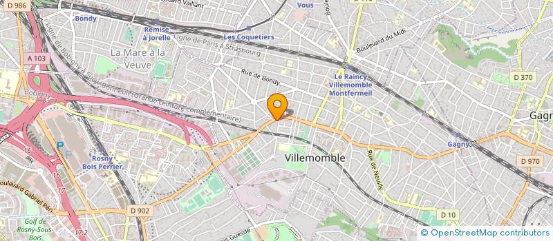 localisation de l'entreprise SAFE TRANSPORT  VILLEMOMBLE