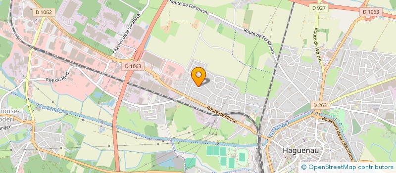 localisation de l'entreprise SAFE21  HAGUENAU