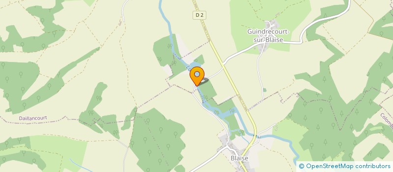 localisation de l'entreprise SAFEB à GUINDRECOURT-SUR-BLAISE