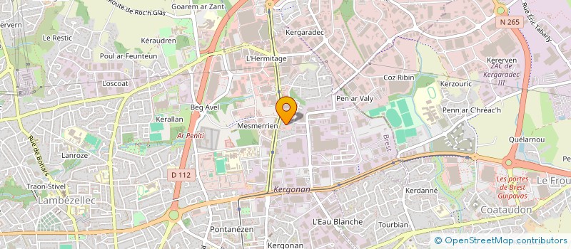 localisation de l'entreprise SAFECO  BREST