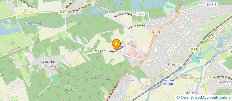 localisation de l'entreprise SAFEDRIVE CMR à BREUILLET