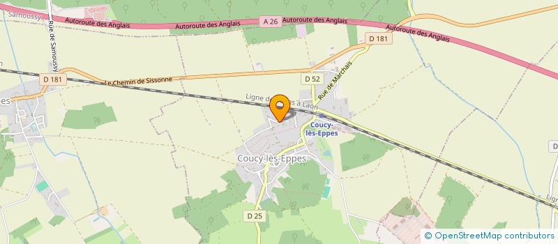 localisation de l'entreprise SAFEG  COUCY-LES-EPPES