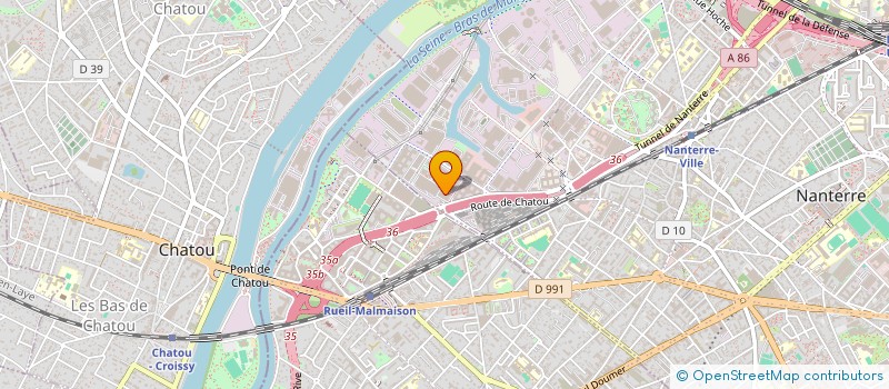 localisation de l'entreprise SAFEGE à NANTERRE